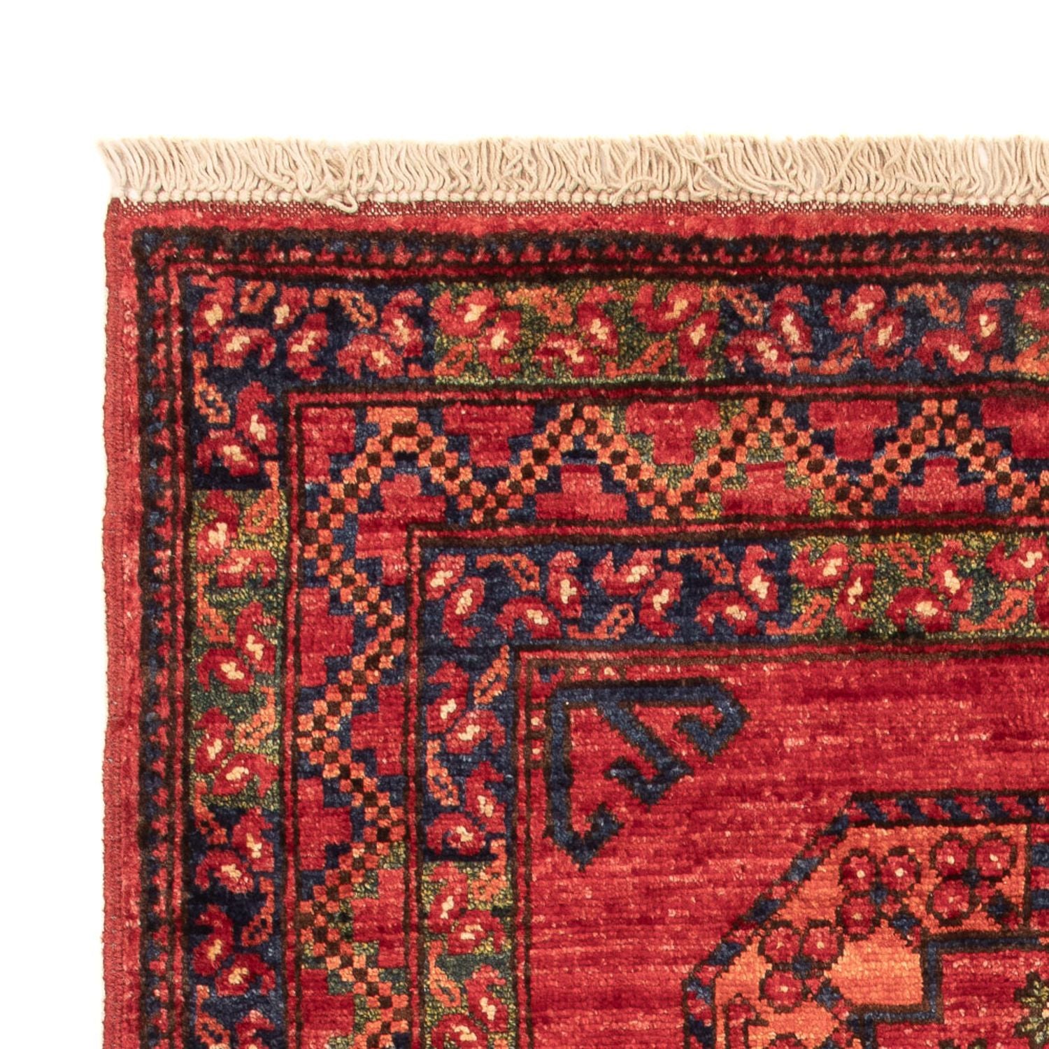 Tappeto afgano - 126 x 84 cm - rosso