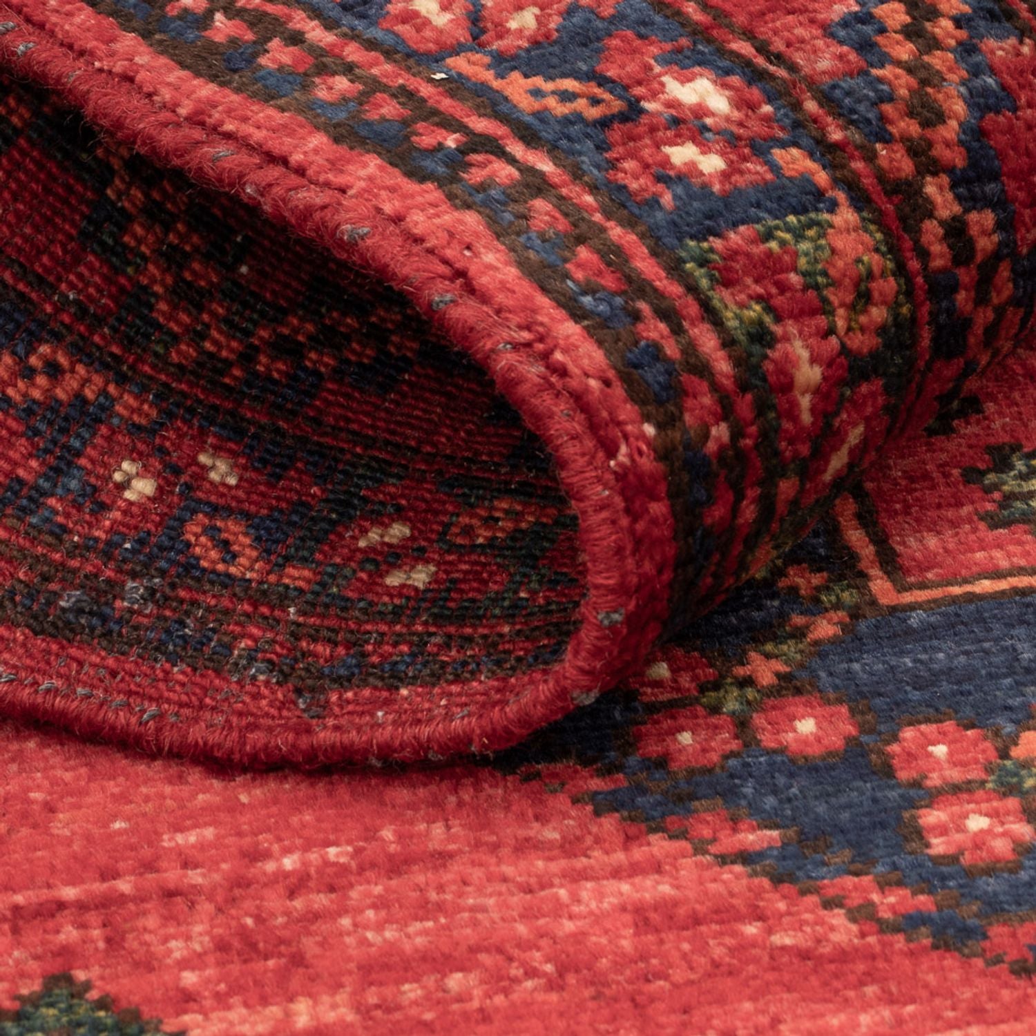 Tappeto afgano - 126 x 84 cm - rosso