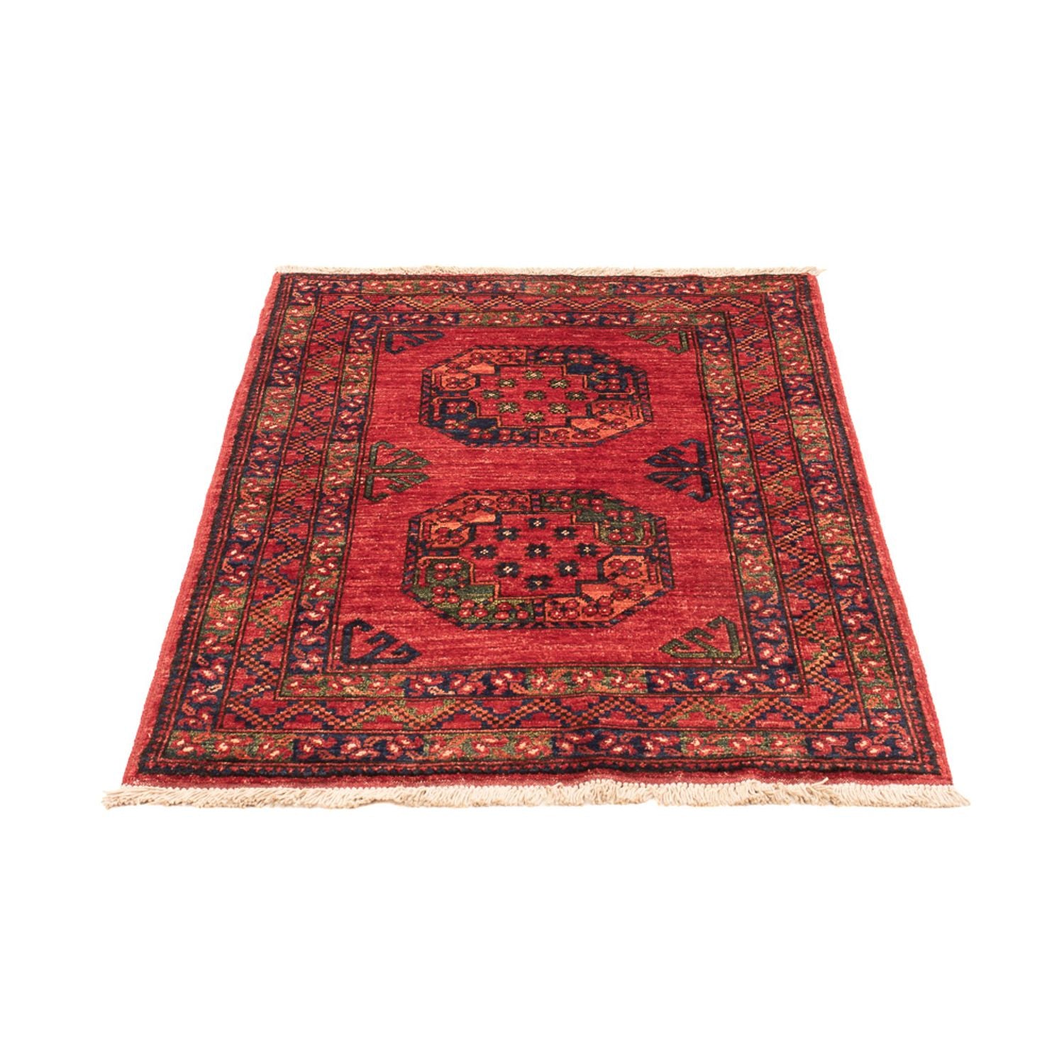 Tappeto afgano - 126 x 84 cm - rosso