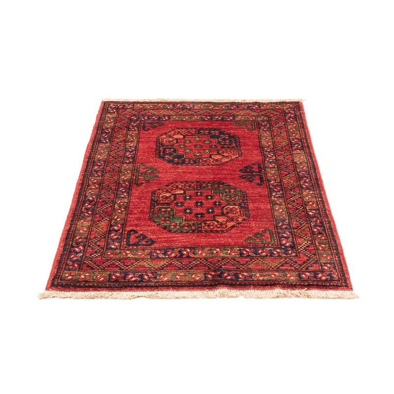 Tappeto afgano - 126 x 84 cm - rosso