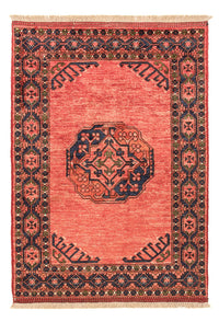 Tappeto afgano - 120 x 85 cm - rosso chiaro
