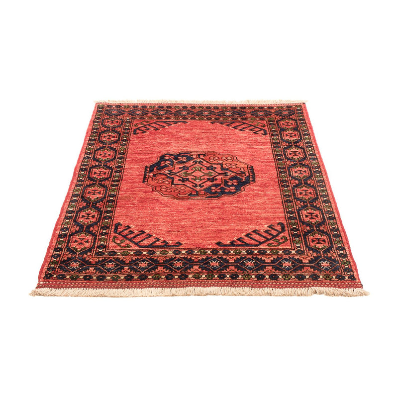 Tappeto afgano - 120 x 85 cm - rosso chiaro