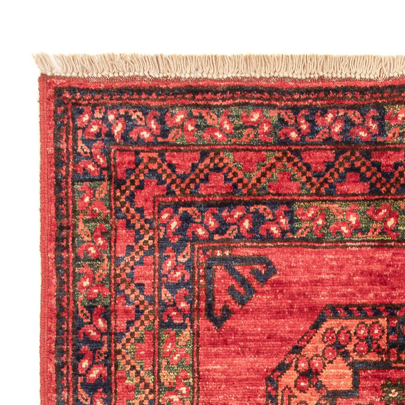 Tappeto afgano - 138 x 86 cm - rosso