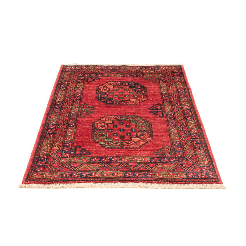 Tappeto afgano - 138 x 86 cm - rosso