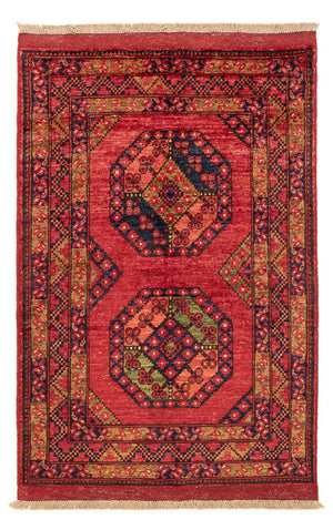 Tappeto afgano - 123 x 82 cm - rosso