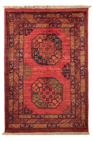 Tappeto afgano - 125 x 87 cm - rosso