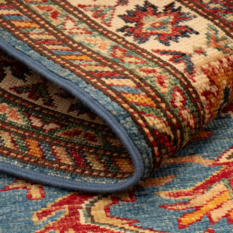 Tappeto Ziegler - Kazak - Reale - 125 x 83 cm - blu