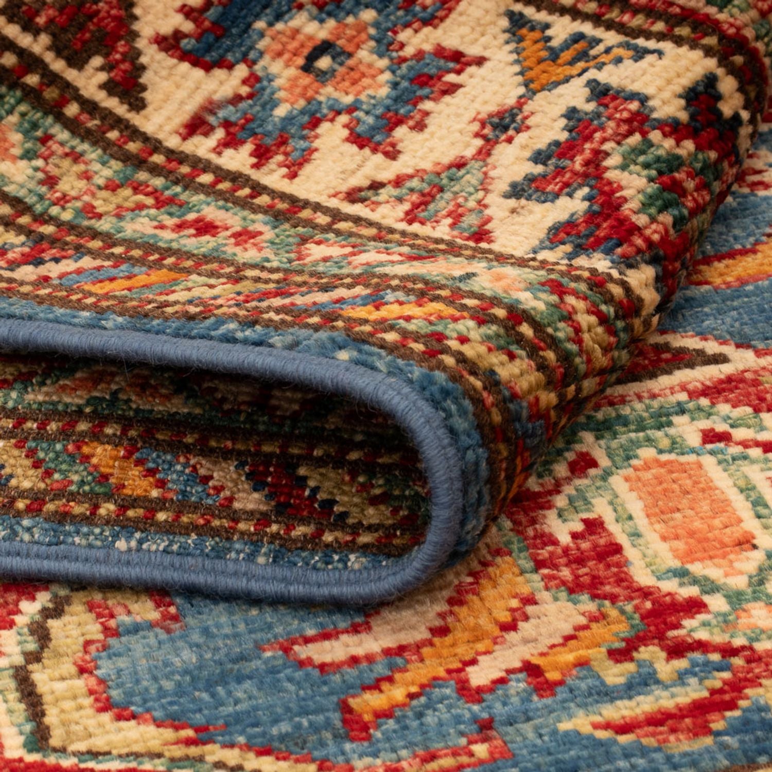 Tappeto Ziegler - Kazak - Reale - 129 x 84 cm - blu