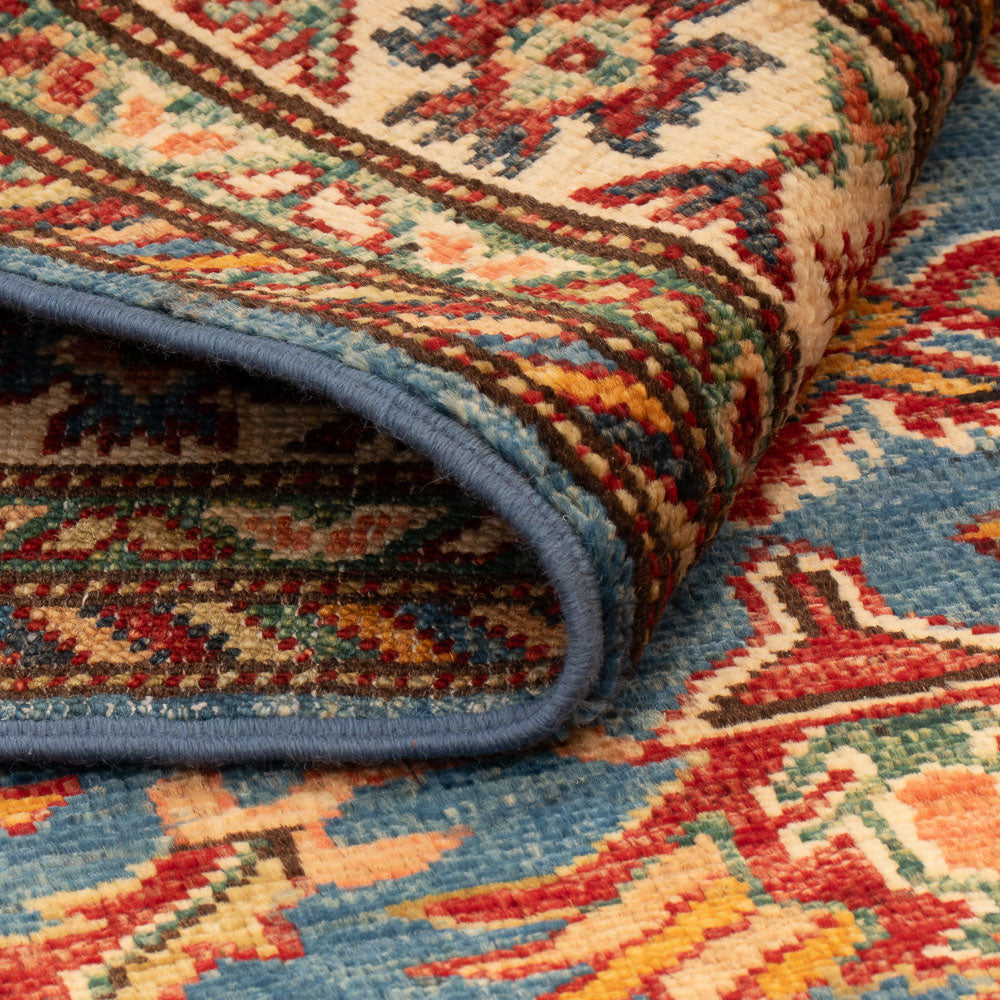 Tappeto Ziegler - Kazak - Reale - 125 x 81 cm - blu