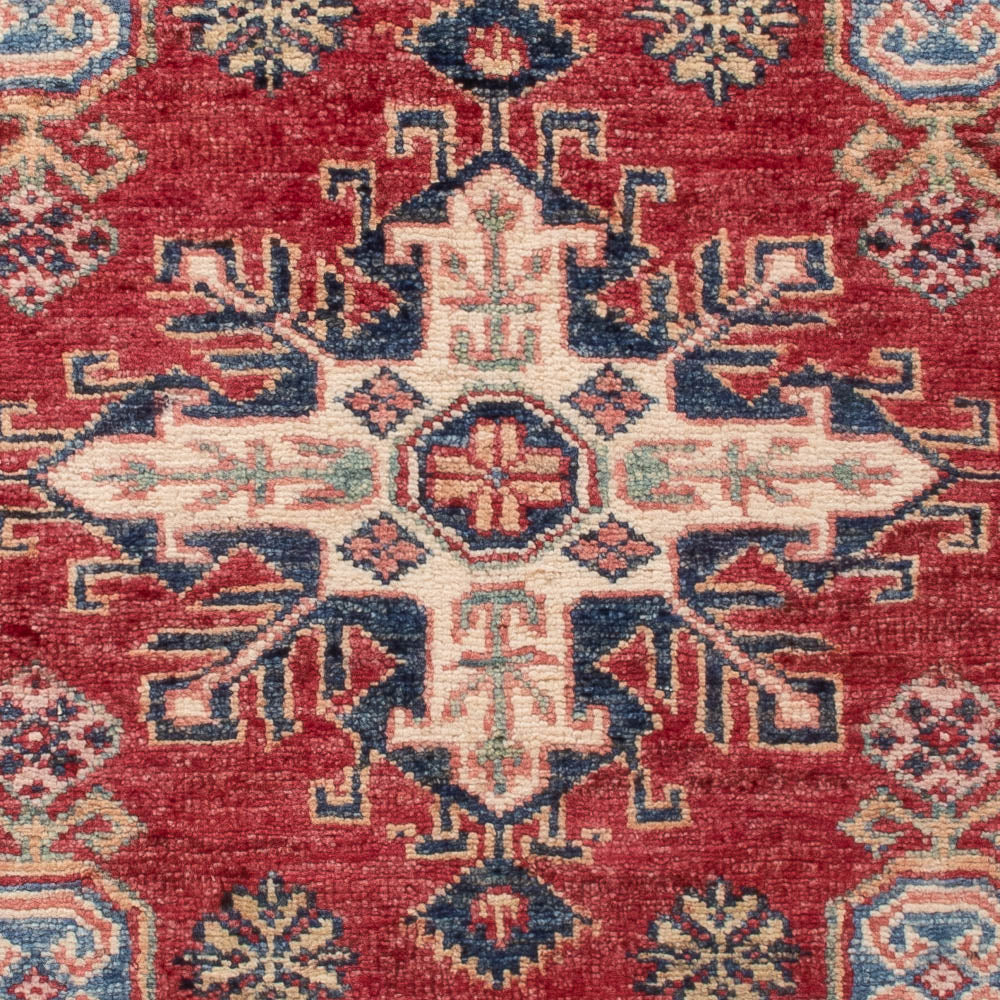 Tappeto Ziegler - Kazak - Reale - 122 x 79 cm - rosso bordeaux