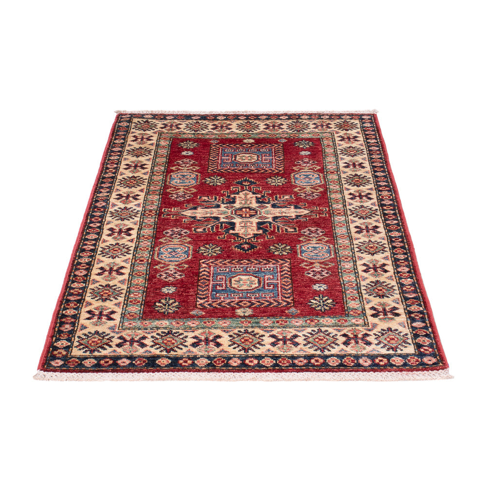 Tappeto Ziegler - Kazak - Reale - 122 x 79 cm - rosso bordeaux