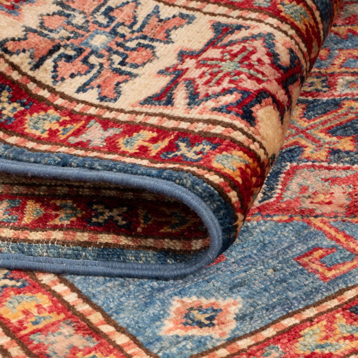 Tappeto Ziegler - Kazak - Reale - 125 x 82 cm - blu