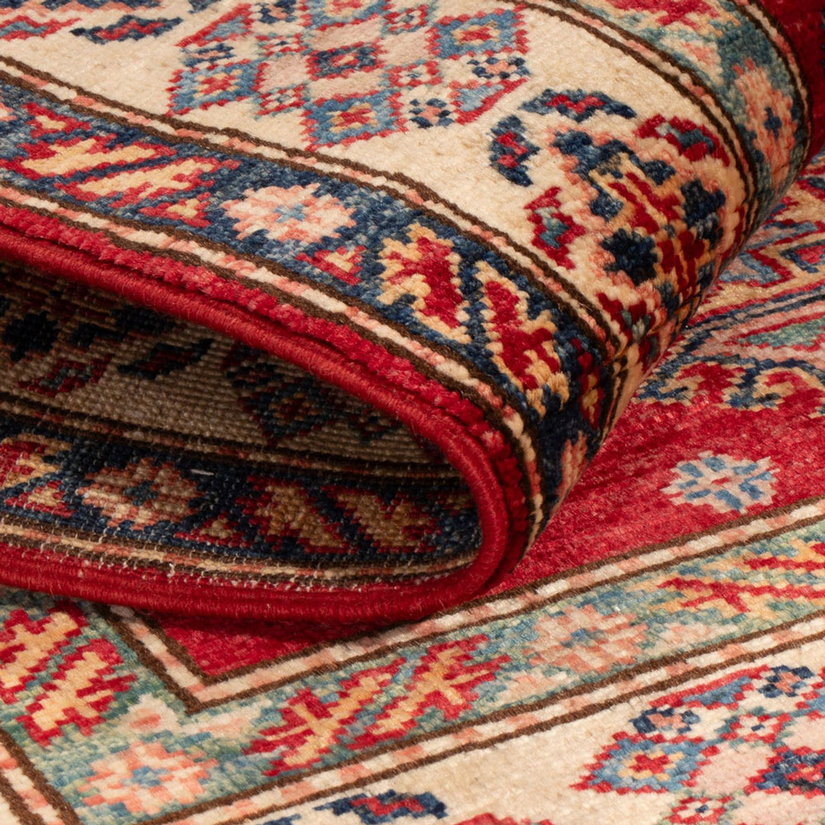 Tappeto Ziegler - Kazak - Reale - 113 x 79 cm - rosso bordeaux