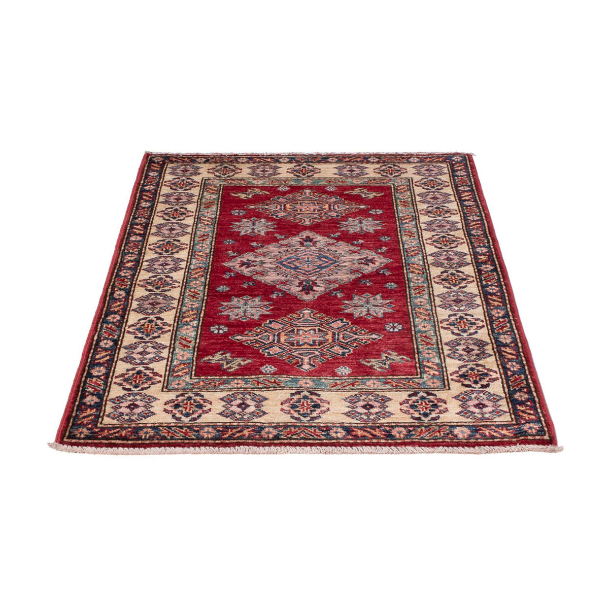 Tappeto Ziegler - Kazak - Reale - 113 x 79 cm - rosso bordeaux