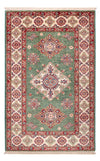 Kazak Tappeto 77x117cm - Tappeto orientale - Rettangolo / Verde / 77 x 117 cm Rettangolo