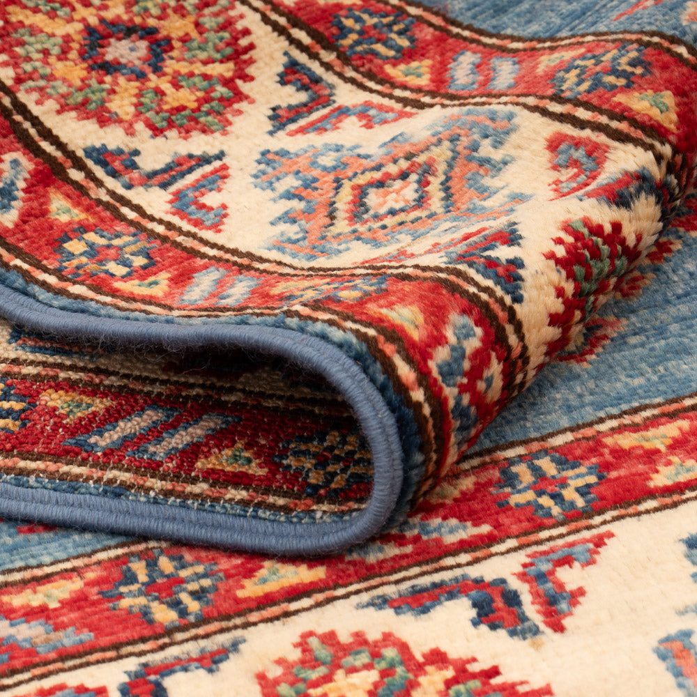 Tappeto Ziegler - Kazak - Reale - 129 x 77 cm - blu