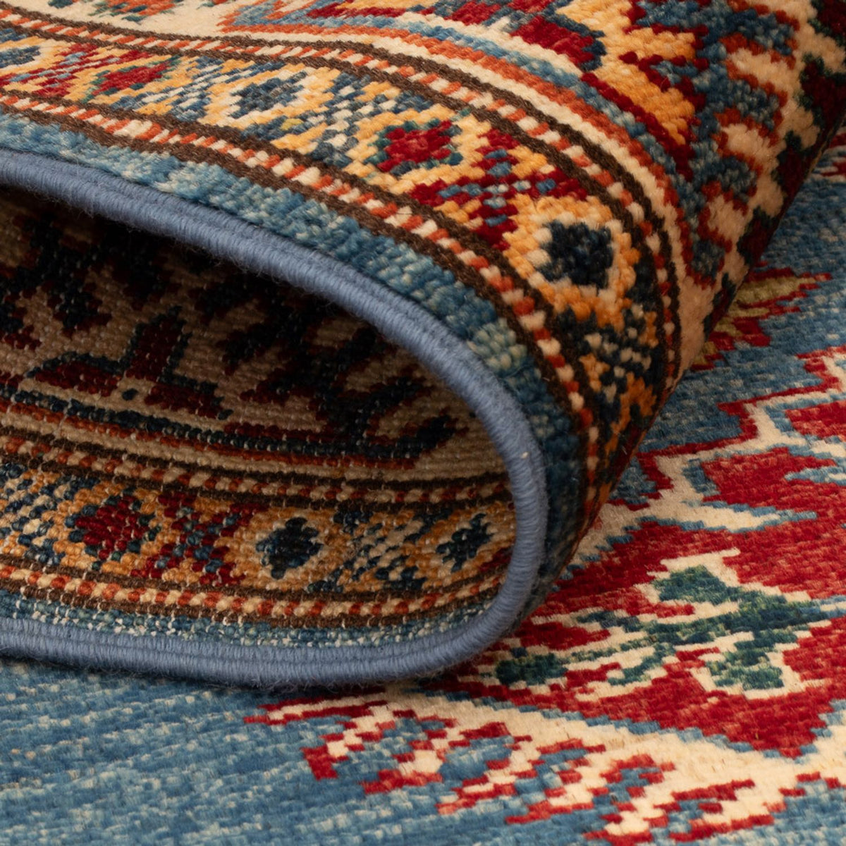 Tappeto Ziegler - Kazak - Reale - 124 x 89 cm - blu