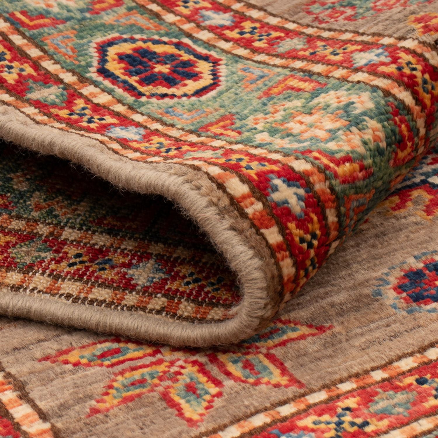 Tappeto Ziegler - Kazak - Reale - 123 x 77 cm - taupe