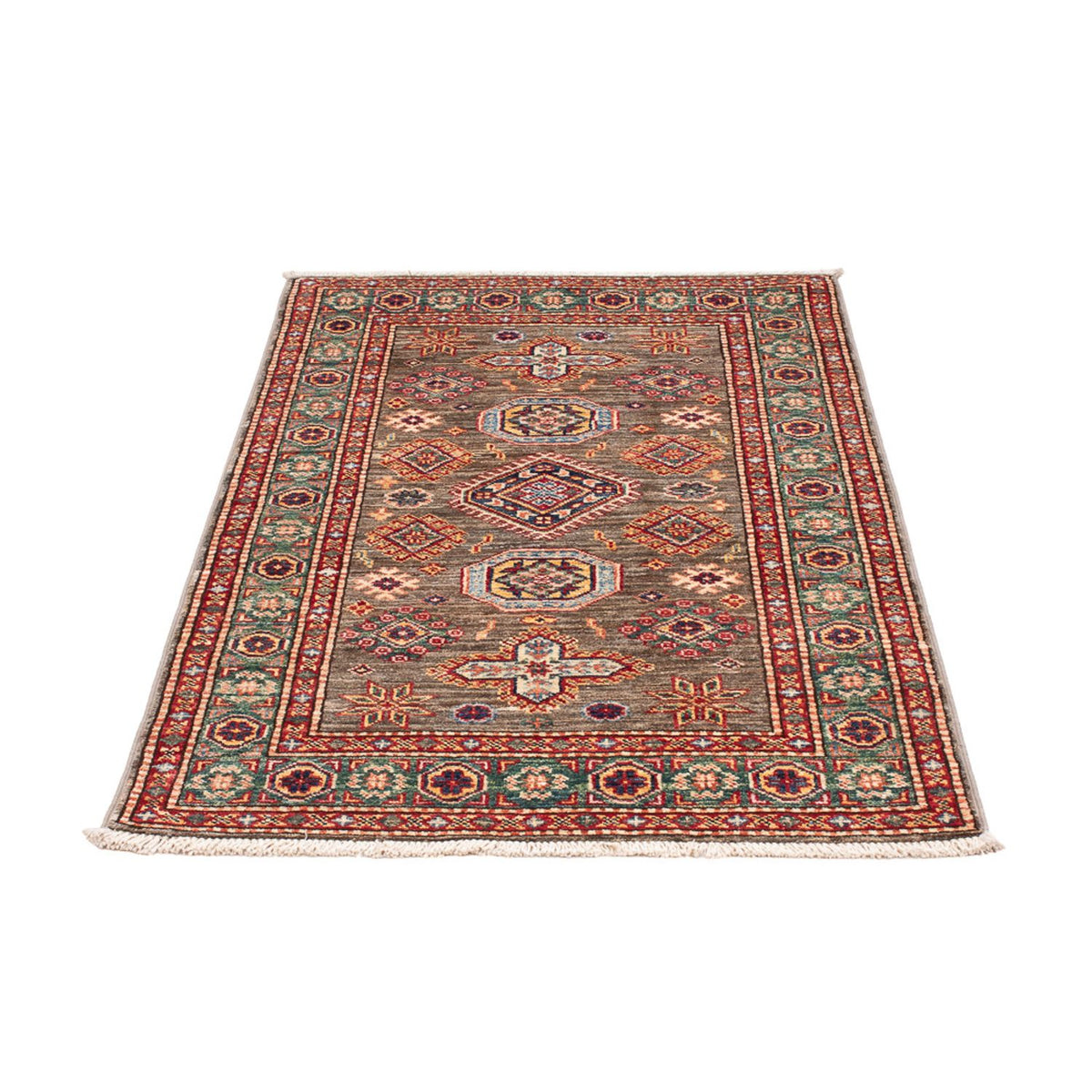 Tappeto Ziegler - Kazak - Reale - 120 x 77 cm - marrone scuro