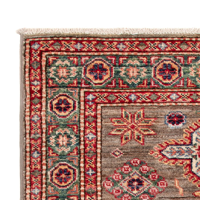 Tappeto Ziegler - Kazak - Reale - 120 x 76 cm - marrone scuro