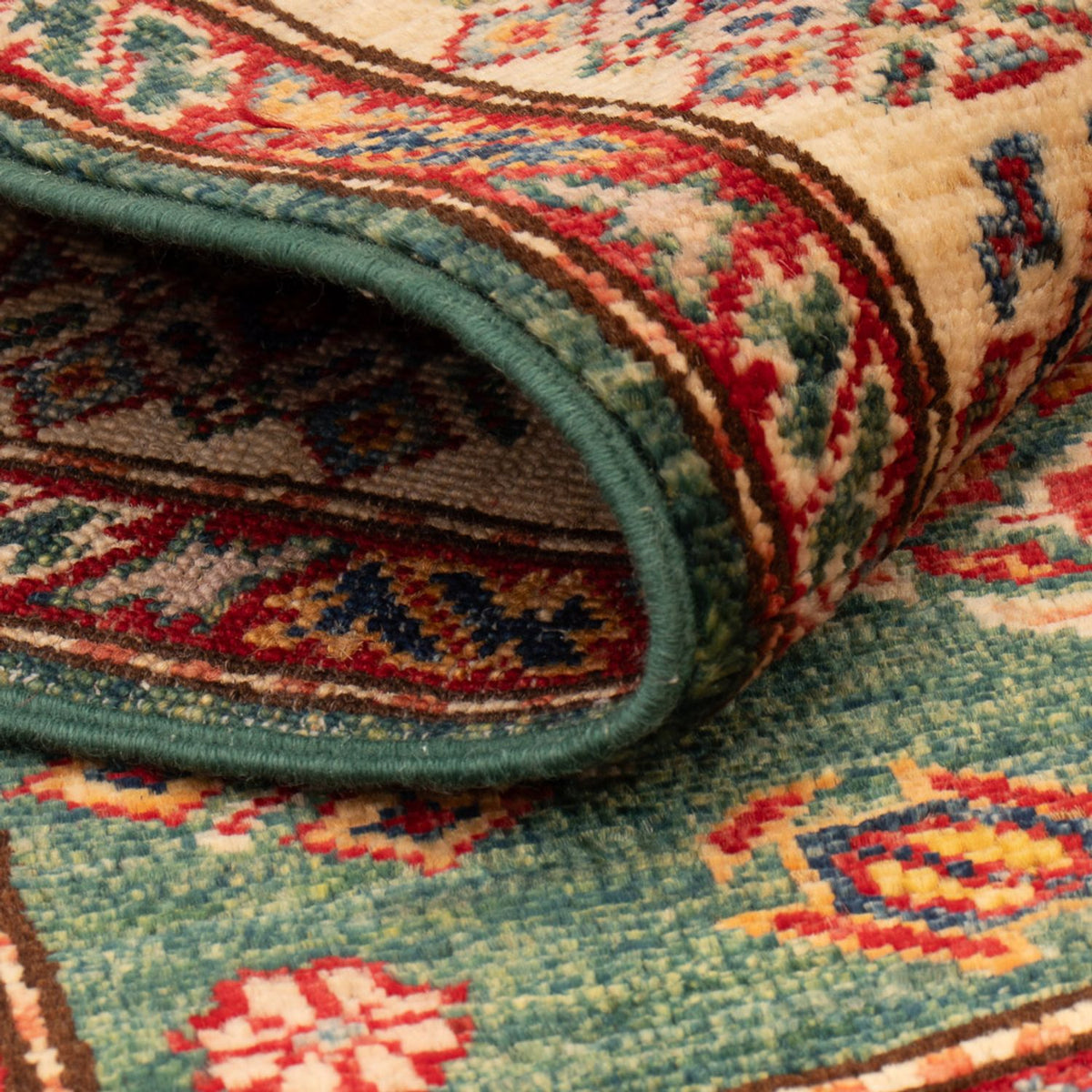 Tappeto Ziegler - Kazak - Reale - 128 x 80 cm - verde