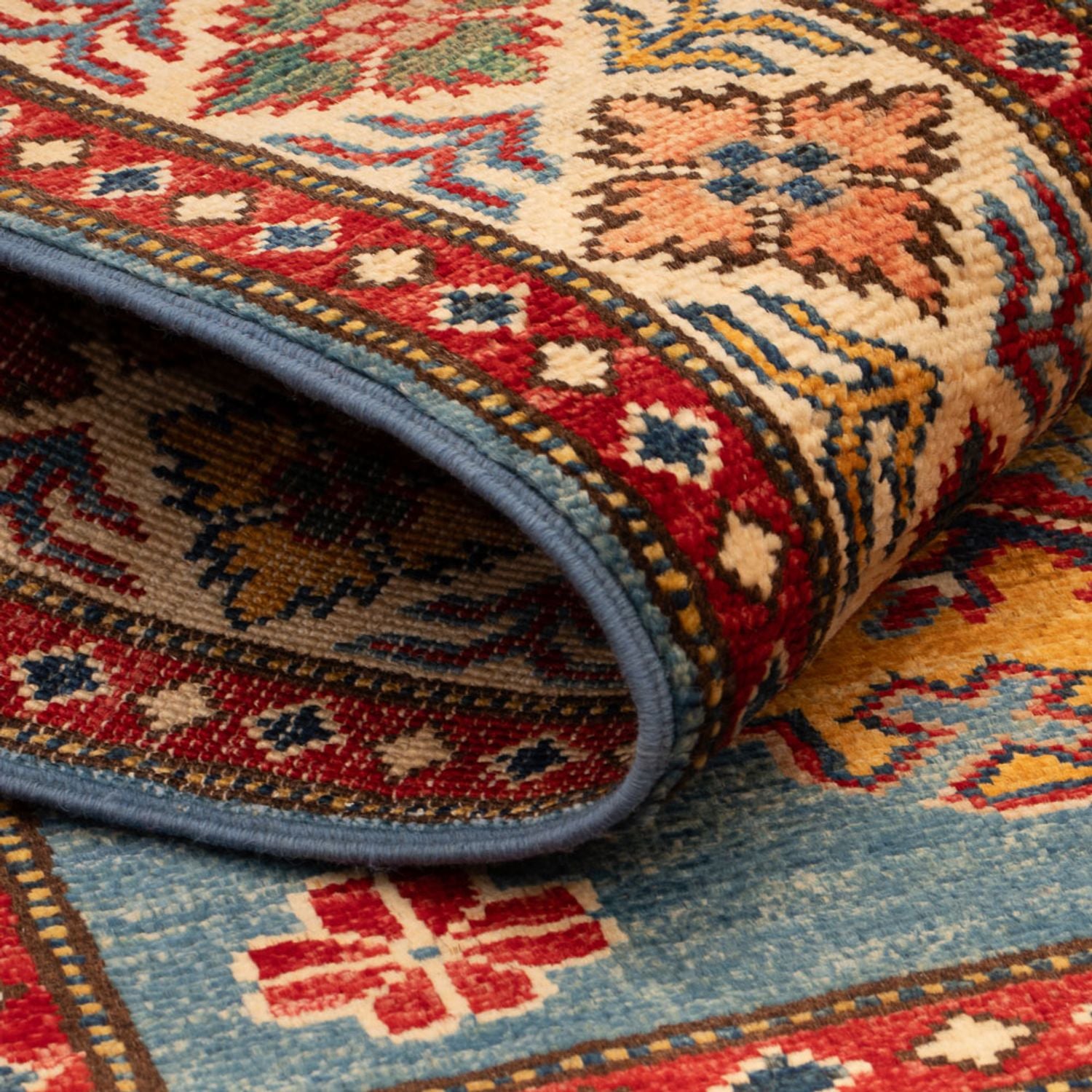 Tappeto Ziegler - Kazak - Reale - 121 x 82 cm - blu