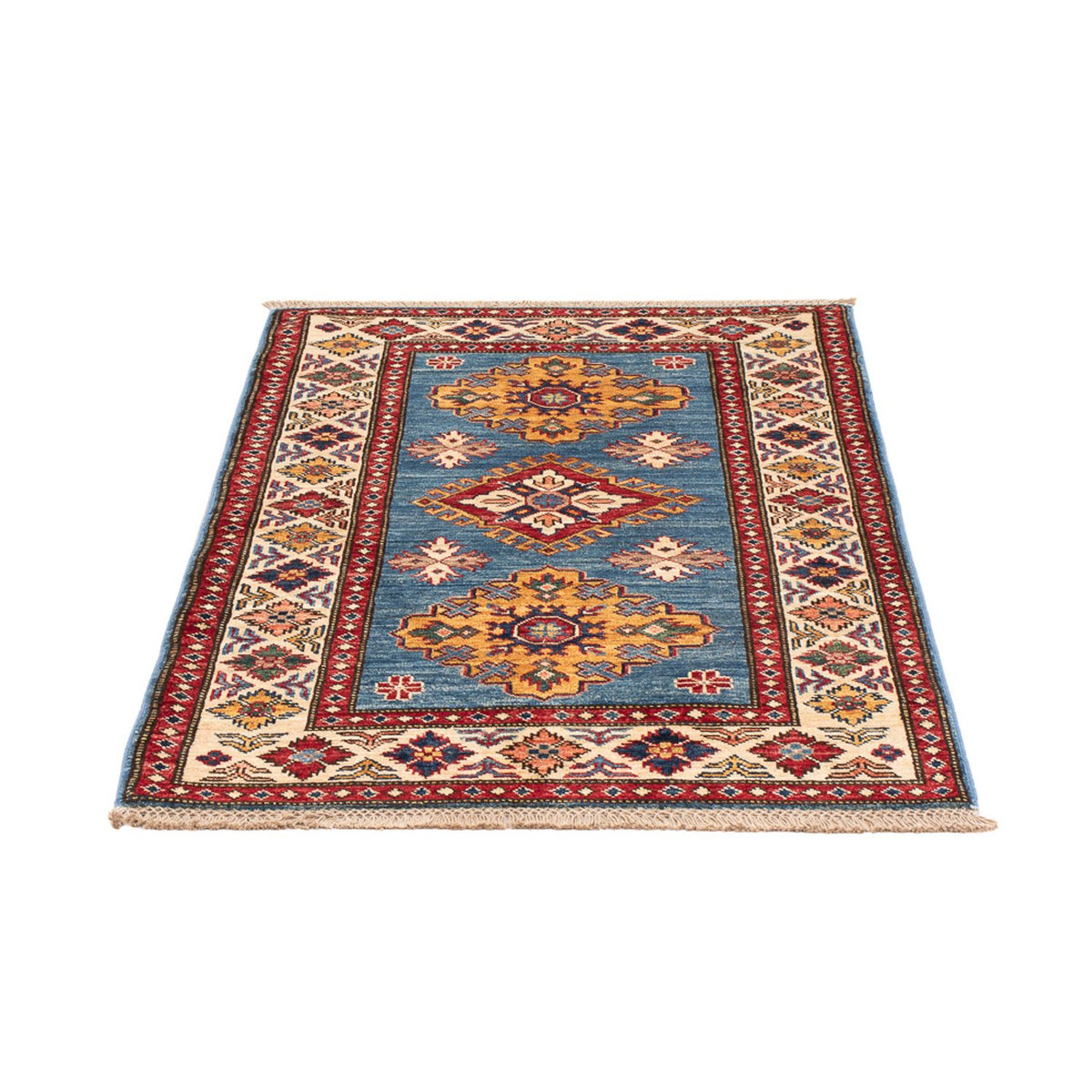 Tappeto Ziegler - Kazak - Reale - 121 x 82 cm - blu