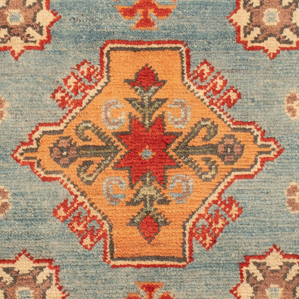 Tappeto Ziegler - Kazak - 88 x 59 cm - blu chiaro