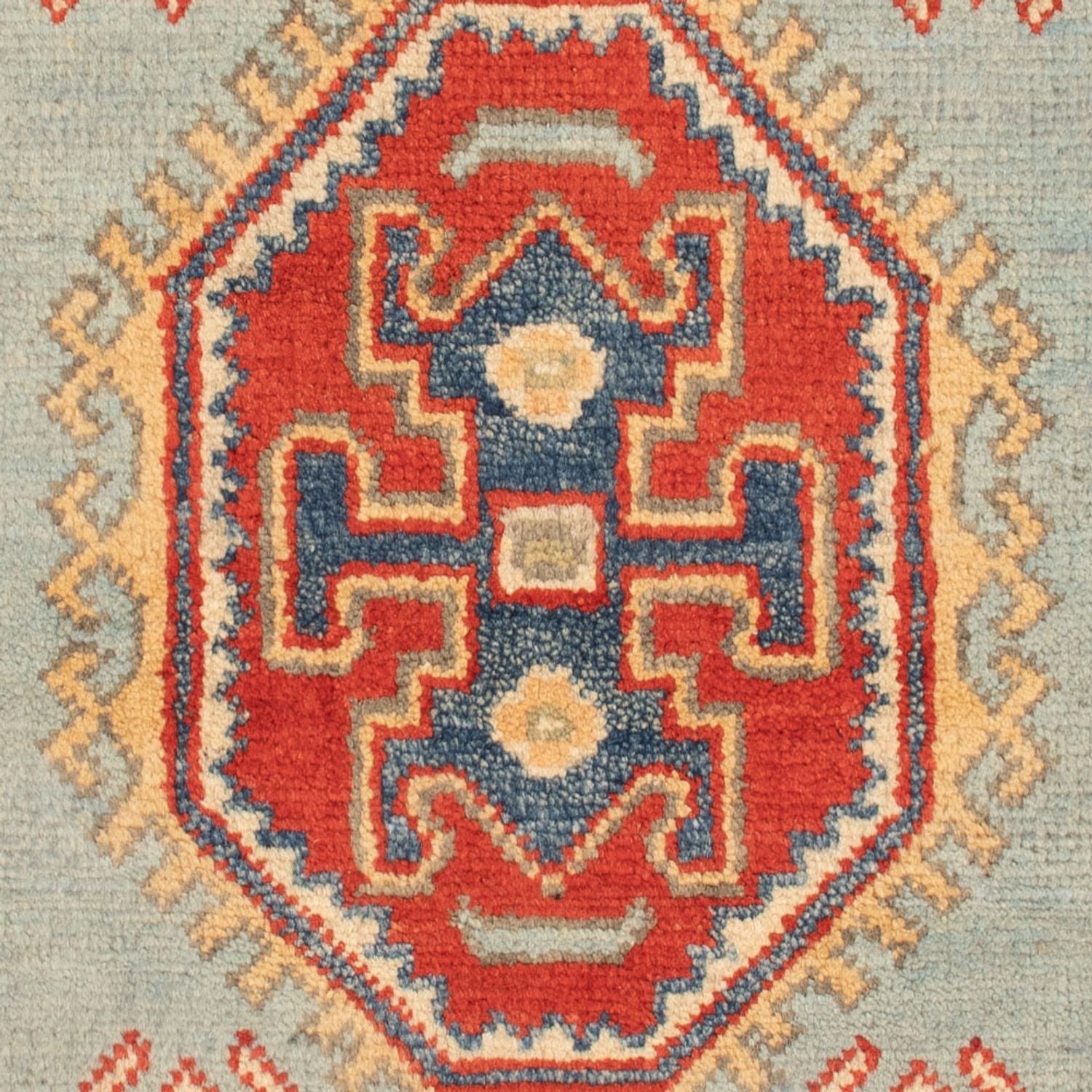 Tappeto Ziegler - Kazak - 96 x 60 cm - blu chiaro