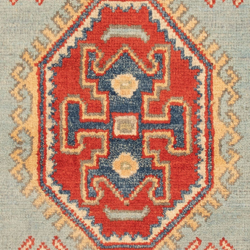 Tappeto Ziegler - Kazak - 96 x 60 cm - blu chiaro