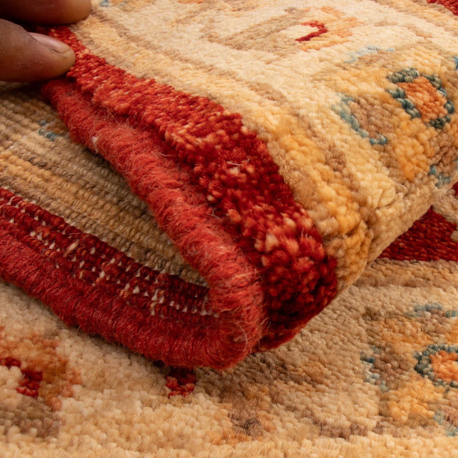 Tappeto Ziegler - 67 x 53 cm - rosso bordeaux
