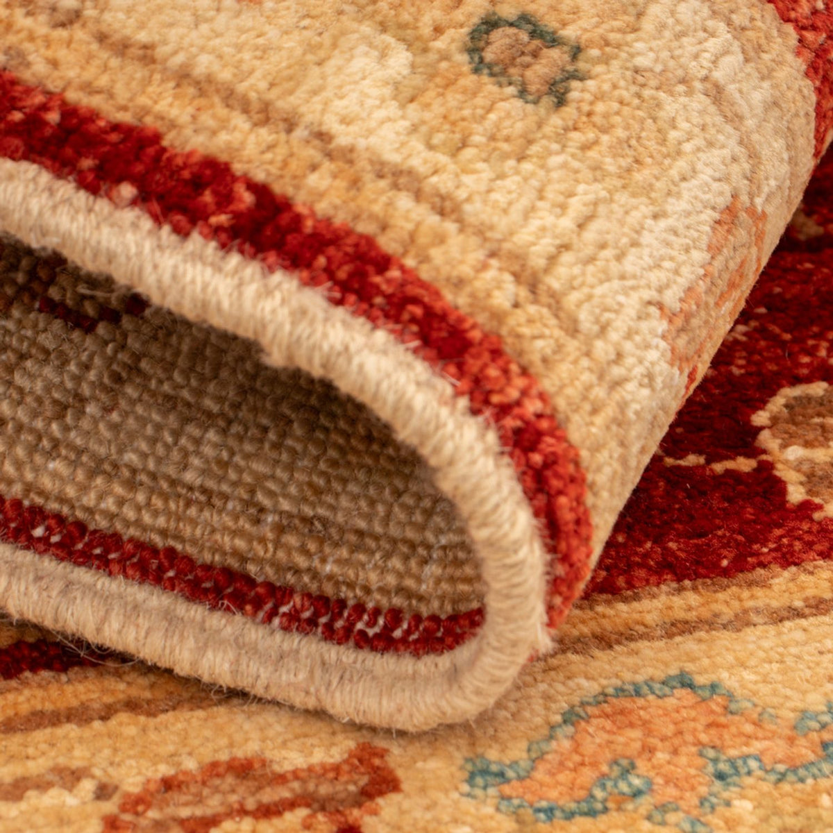 Tappeto Ziegler - 69 x 52 cm - rosso bordeaux