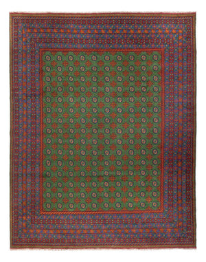 Tappeto afgano - Filpa - 390 x 297 cm - verde
