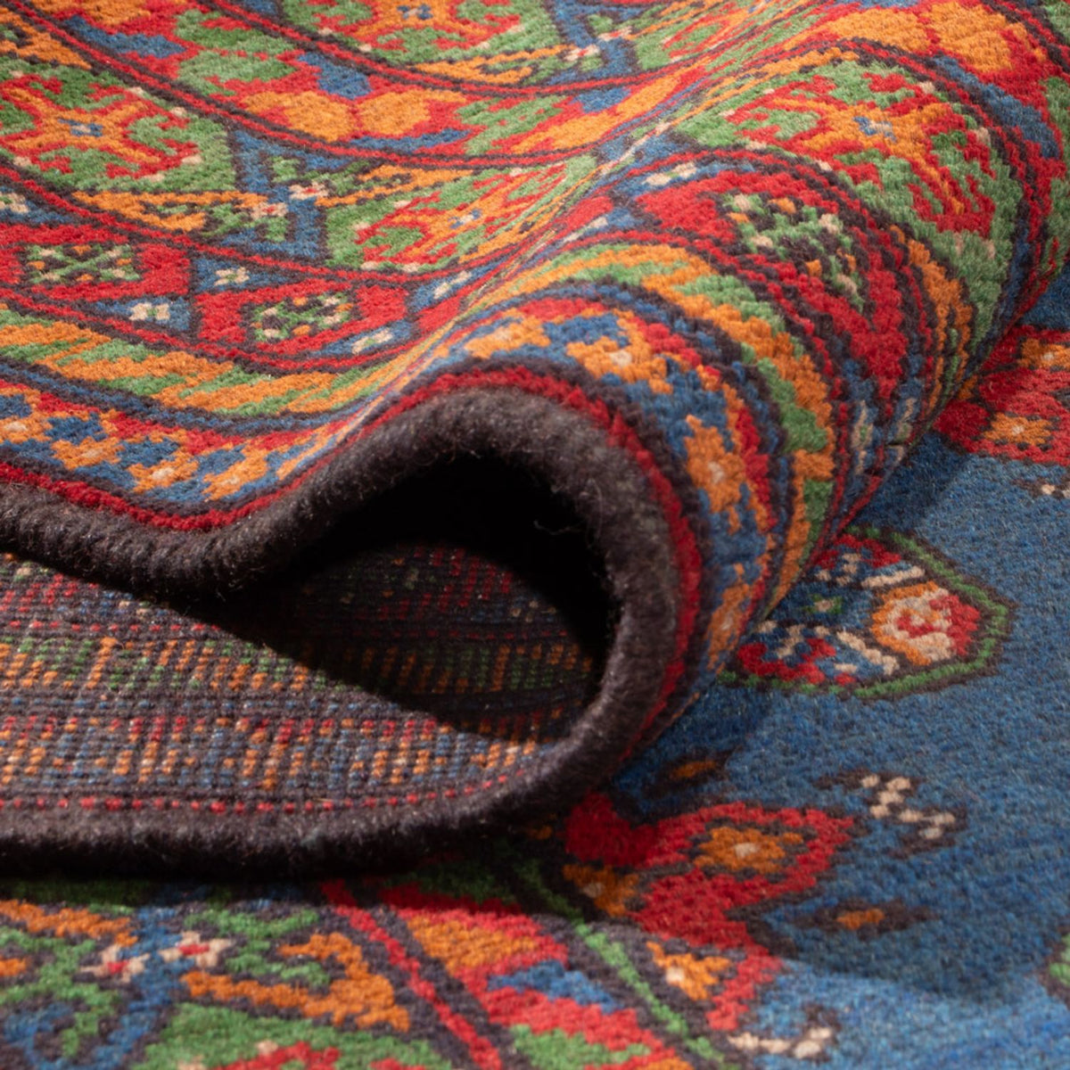 Tappeto afgano - Filpa - 392 x 300 cm - blu