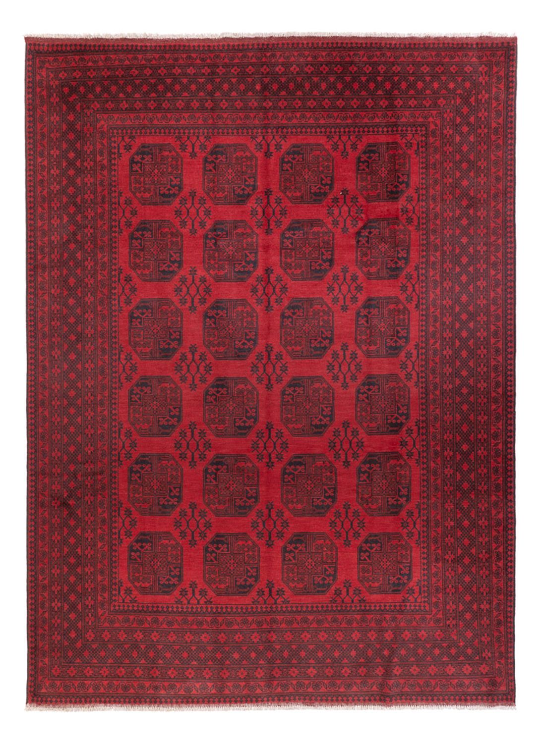 Tappeto afgano - Filpa - 346 x 246 cm - rosso