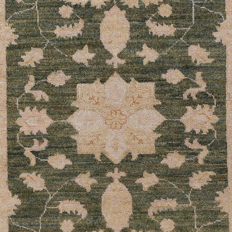 Tappeto corsia Tappeto Ziegler - 246 x 82 cm - verde oliva