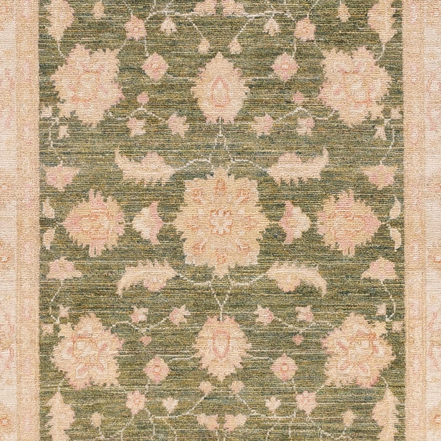Tappeto corsia Tappeto Ziegler - 365 x 102 cm - verde oliva