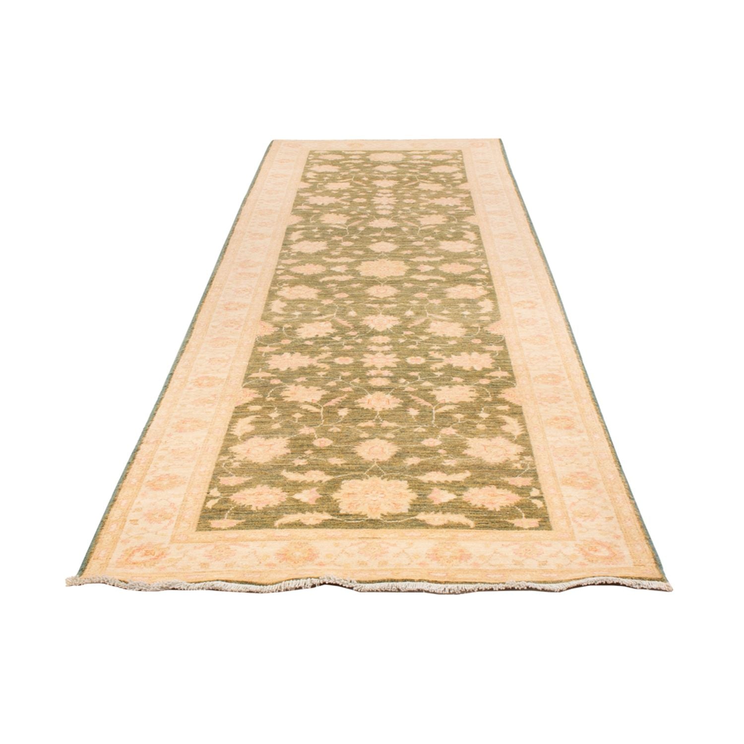Tappeto corsia Tappeto Ziegler - 365 x 102 cm - verde oliva