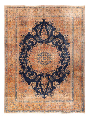 Tappeto vintage - 387 x 286 cm - blu scuro