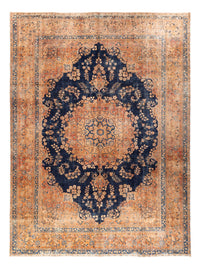Tappeto vintage - 387 x 286 cm - blu scuro