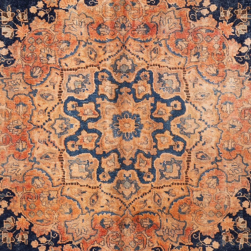 Tappeto vintage - 387 x 286 cm - blu scuro
