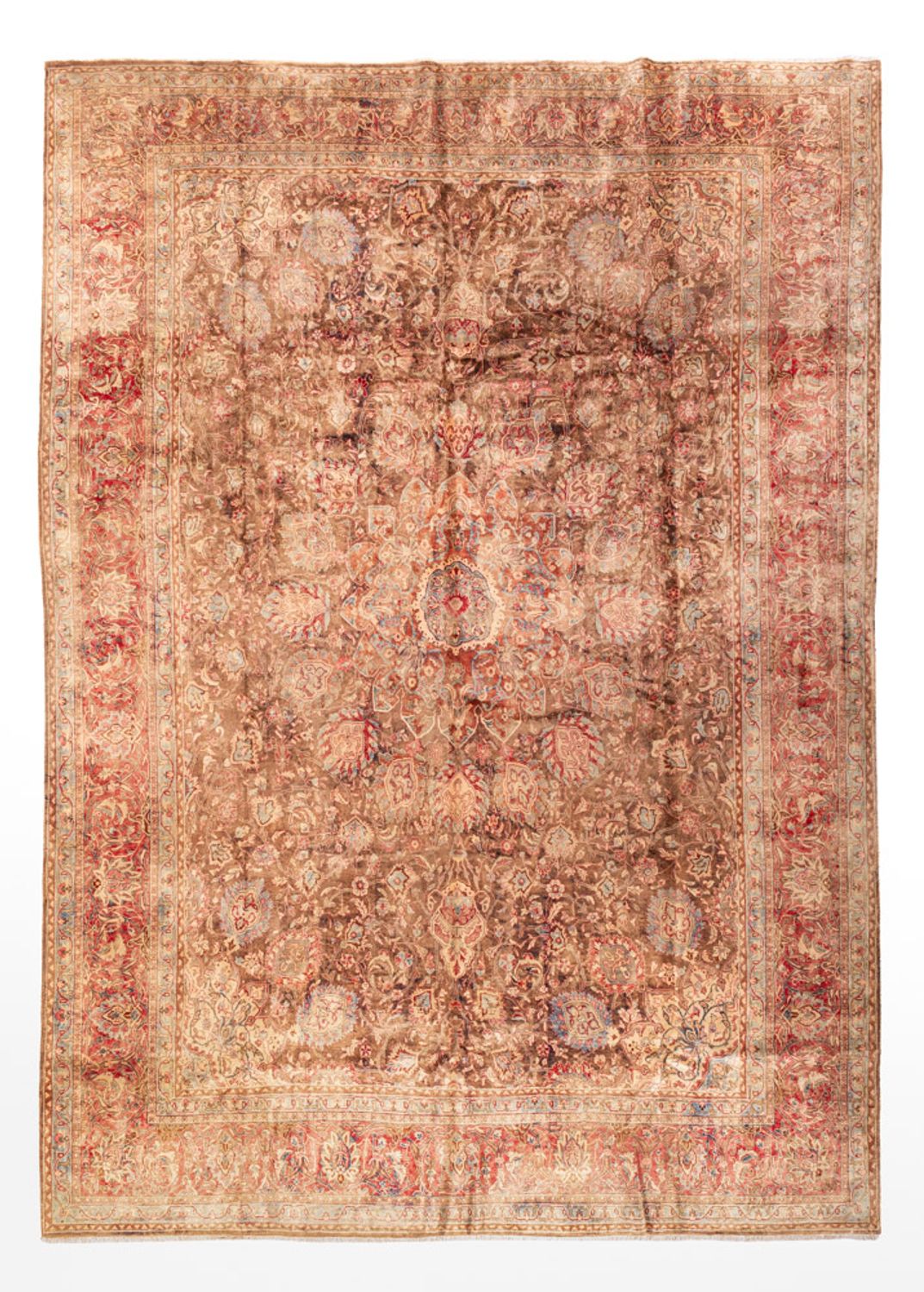 Tappeto vintage - 412 x 300 cm - beige scuro