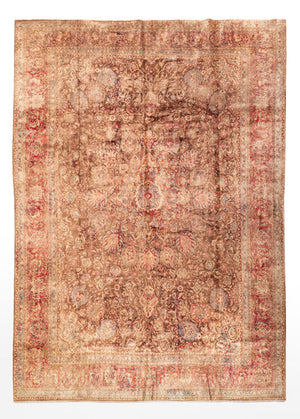 Tappeto vintage - 412 x 300 cm - beige scuro