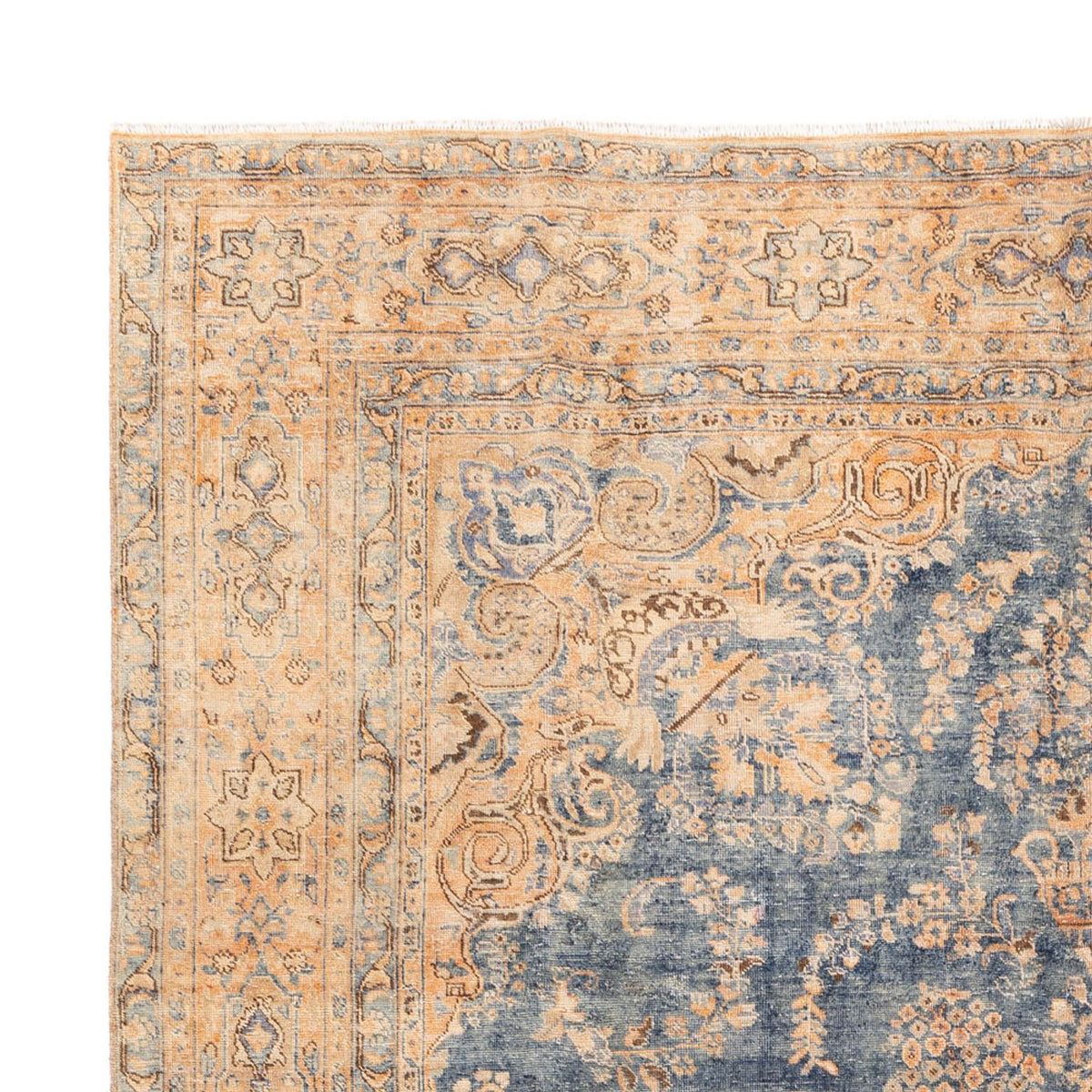 Tappeto vintage - 377 x 280 cm - blu