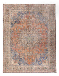 Tappeto vintage - 383 x 290 cm - ruggine