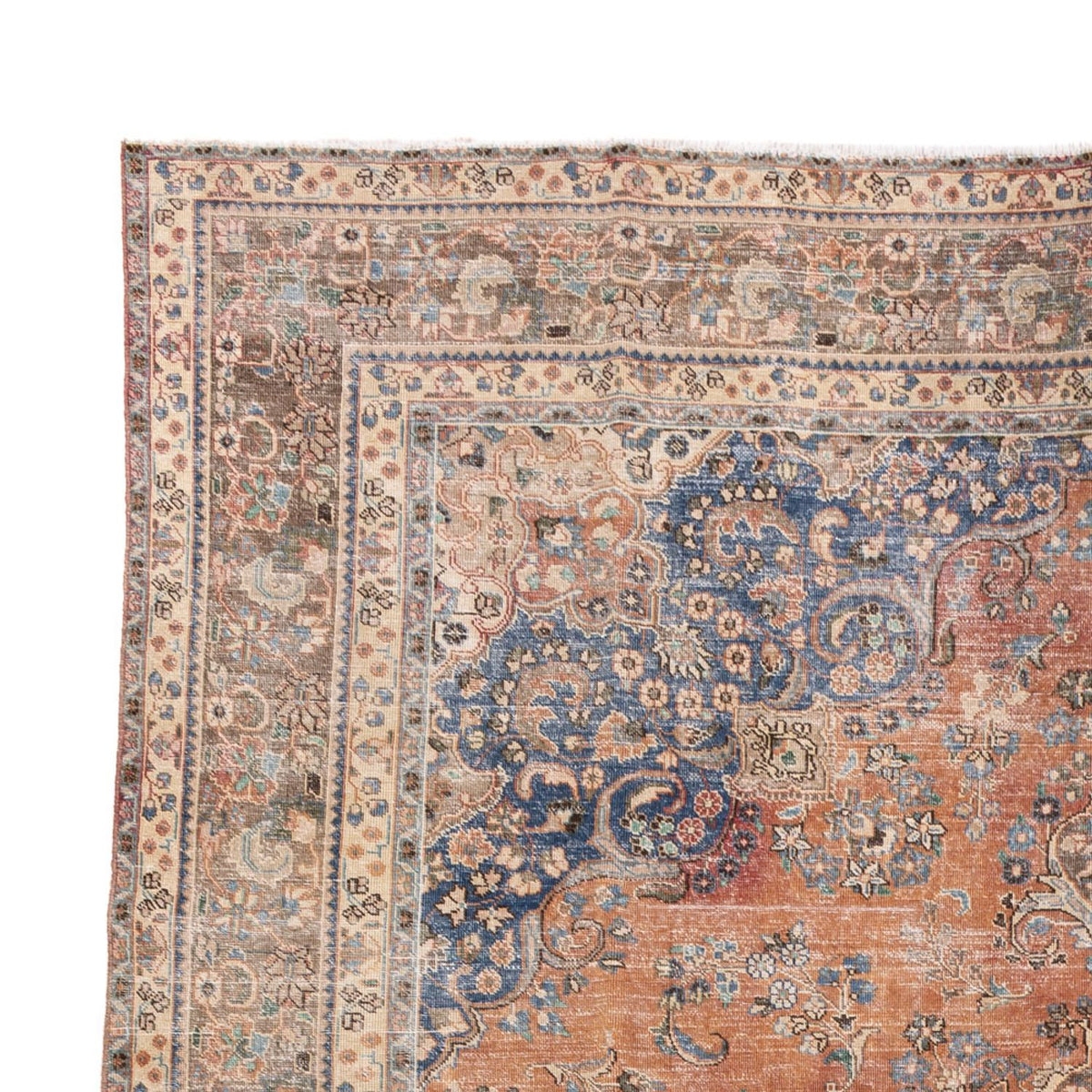Tappeto vintage - 383 x 290 cm - ruggine
