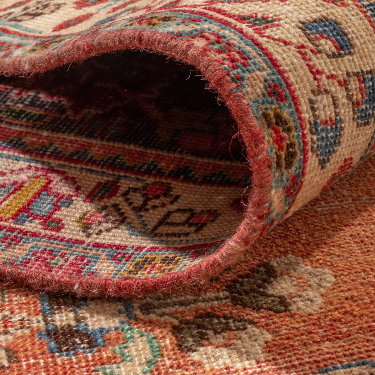 Tappeto vintage - 383 x 290 cm - ruggine