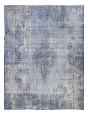 Tappeto vintage - 355 x 266 cm - blu scuro