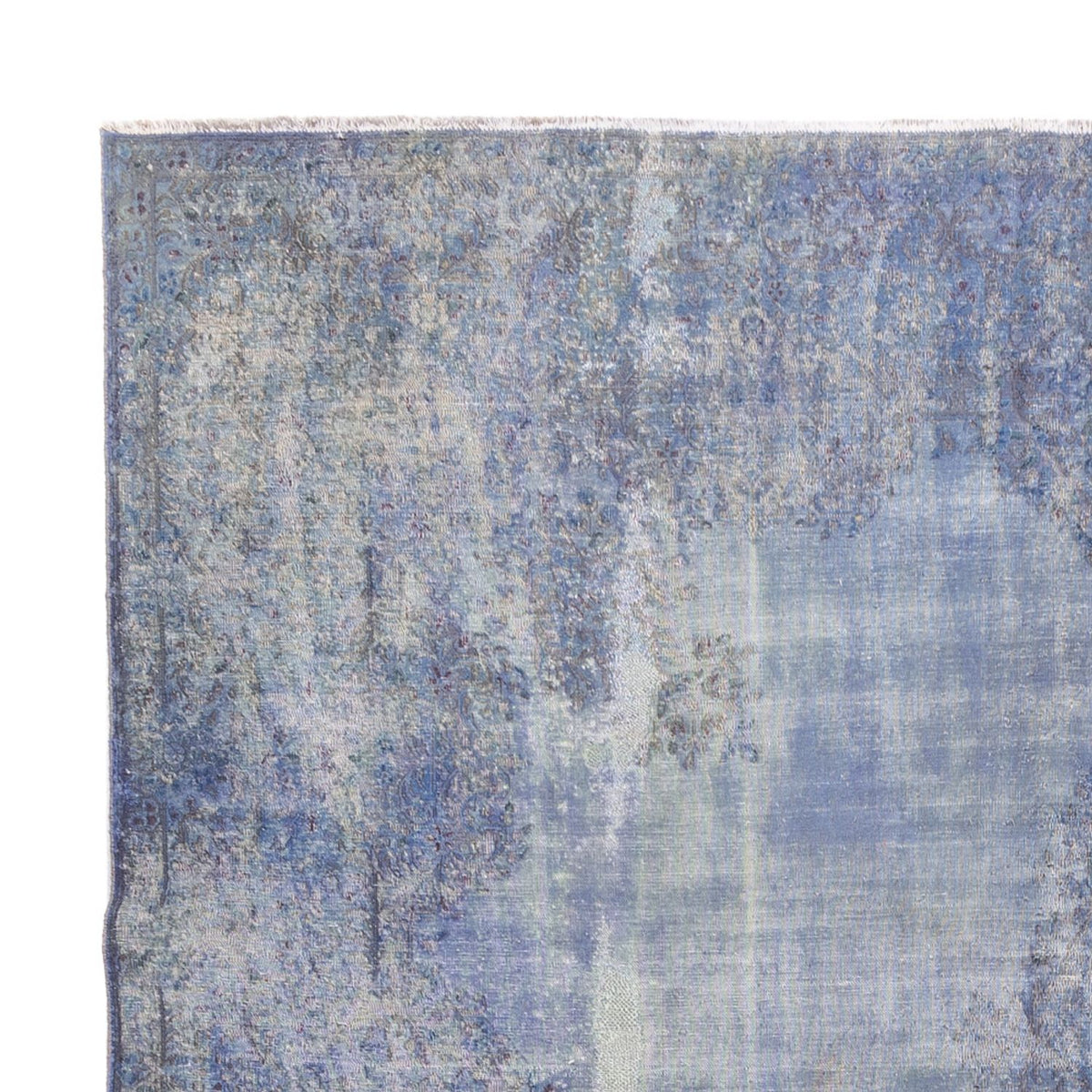 Tappeto vintage - 355 x 266 cm - blu scuro