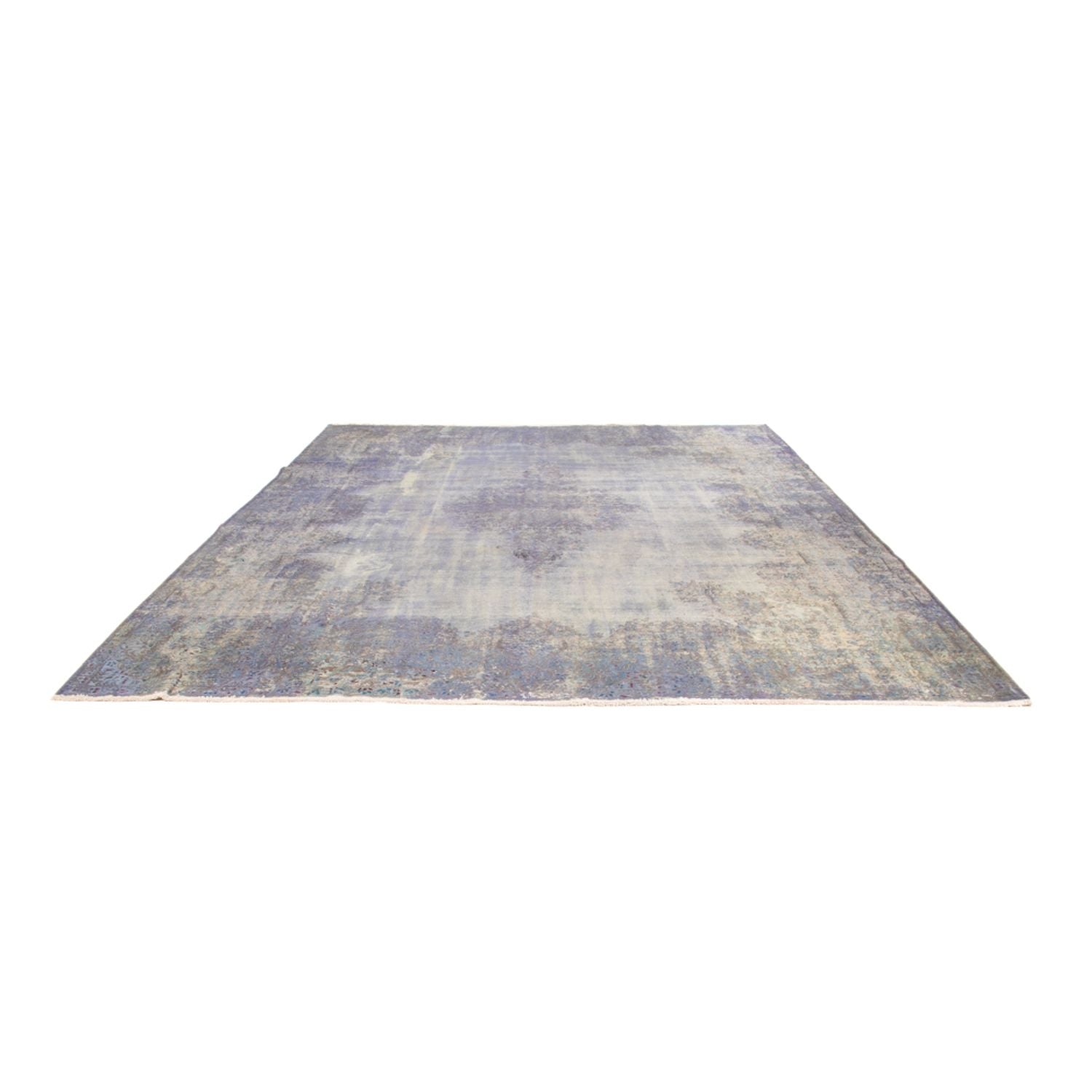 Tappeto vintage - 355 x 266 cm - blu scuro